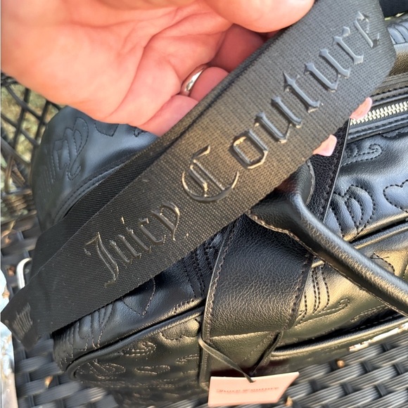 Juicy Couture Black Embossed Weekender Bag - Picture 6 of 11